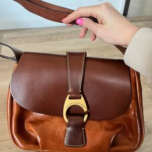Dooney & Bourke Chestnut Leather shoulder bag